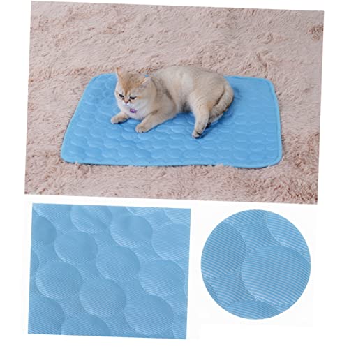 BESTonZON Kühlmatte für Haustiere Selbstkühlende Matte für Katzen Kühlbett Abwaschbar für Farbigen Kanten BESTonZON Kühlmatte für Haustiere Selbstkühlende Matte für Katzen Kühlbett Abwaschbar für Farbigen Kanten von BESTonZON