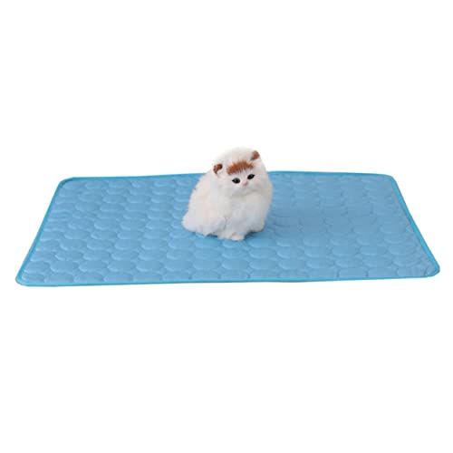 BESTonZON Kühlmatte für Haustiere XL Atmungsaktive Sommer Kühlmatte für Hunde und Katzen für Bett Transport und Zuhause Blau Verhindert Überhitzung BESTonZON Kühlmatte für Haustiere XL Atmungsaktive Sommer Kühlmatte für Hunde und Katzen für Bett Transport und Zuhause Blau Verhindert Überhitzung von BESTonZON