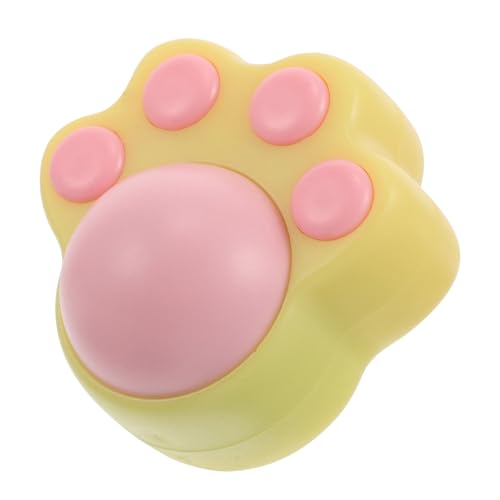 BESTonZON Künstliches Spiegelei Als Dekoration, Katzen-Snacks-leckball, Interaktives Katzenspielzeug, Eierform-Spielzeug Für Katzenunterhaltungs-Requisiten von BESTonZON