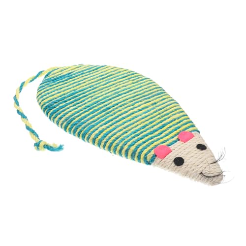BESTonZON Kunterbunter Katzenkratzbaum mit Kreativem Mausdesign Interaktives Kratzspielzeug für Katzen Klauenschleifbrett aus Hochwertigem Material für Indoor Nutzung BESTonZON Kunterbunter Katzenkratzbaum mit Kreativem Mausdesign Interaktives Kratzspielzeug für Katzen Klauenschleifbrett aus Hochwertigem Material für Indoor Nutzung von BESTonZON