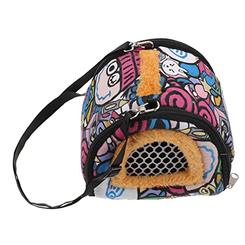 BESTonZON Kuschelige Haustier Tragetasche für Hamster Meerschweinchen Igel und Kleintiere Atmungsaktive Reisetasche mit Belüftung Canvas Material Komfortabel und Pflegeleicht für Outdoor BESTonZON Kuschelige Haustier Tragetasche für Hamster Meerschweinchen Igel und Kleintiere Atmungsaktive Reisetasche mit Belüftung Canvas Material Komfortabel und Pflegeleicht für Outdoor von BESTonZON