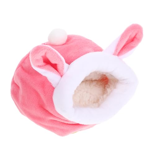 BESTonZON Kuscheliges Hamsterversteck Warmes Schlafhaus für Kleintiere für Hamster Chinchillas Mäuse und Kaninchen Zufälligem Design und Bequem Sorgt für Einen Erholsamen Schlaf von BESTonZON