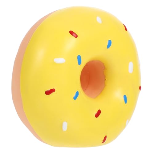 BESTonZON Latexspielzeug Für Haustiere Beißspielzeug Für Haustiere Welpen Kauen Quetschspielzeug Für Welpen Quietschendes Für Hunde Kauball Latexball Yellow Emulsion von BESTonZON
