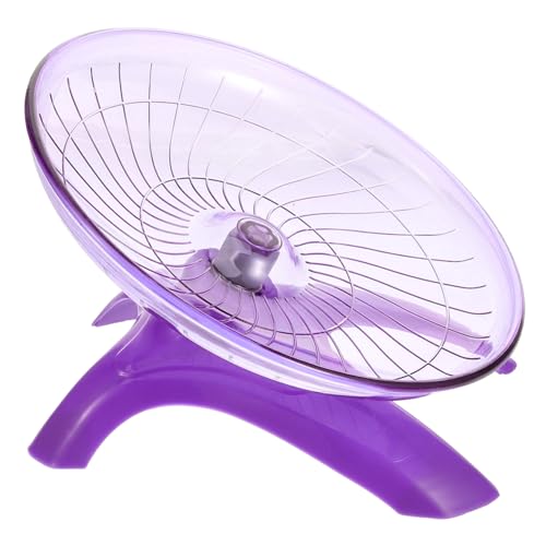 BESTonZON Laufrad für Kleintiere Rutschfestes Chinchilla Wheel Geräuscharmes Hamster Laufrad Robustes Sicheres für Igel Rennmäuse Meerschweinchen und Kleine Nager von BESTonZON