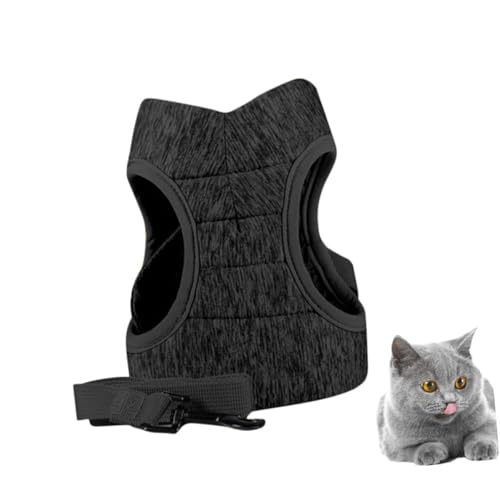 BESTonZON Leichtes Katzen Geschirr S Atmungsaktives Brustgeschirr für Kätzchen Komfortable Langlebige Katzensicherung in Einfach zu Reinigen und Modisch von BESTonZON