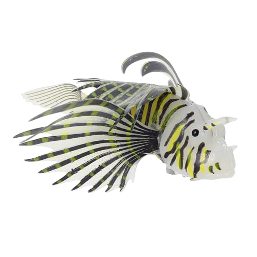 BESTonZON Löwenfisch Dekoration Aquarium Simulation Fisch Ornament Langlebig Umweltfreundlich Naturnahe Aquarien Deko für Fischtank Schwarz BESTonZON Löwenfisch Dekoration Aquarium Simulation Fisch Ornament Langlebig Umweltfreundlich Naturnahe Aquarien Deko für Fischtank Schwarz von BESTonZON