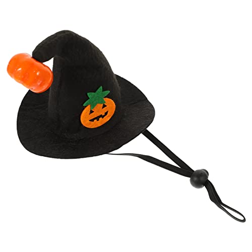 BESTonZON Lustiger Halloween Haustierhut für Cosplay Anpassbarer und Bequemer Tuch Hut mit Kürbis Gesicht für Hunde und Katzen für Halloween Partys und Fotoshootings von BESTonZON
