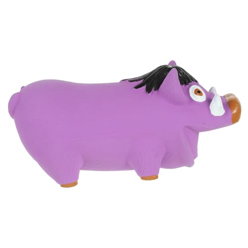 BESTonZON Lustiges Quietschspielzeug Hund Kauspielzeug aus Sicherem Latex Cartoon Schwein Form für Kleine Hunde zur Beschäftigung und Zahnpflege Interaktives für Welpen und Hunde von BESTonZON