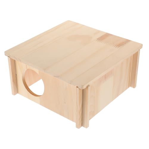 BESTonZON Meerschweinchen Holzhaus Kleintier Versteck Mehrkammeriges Hamster Labyrinth Natürliche Holz Rückzugsmöglichkeit für Kleine Haustiere Wie Hamster Chinchilla BESTonZON Meerschweinchen Holzhaus Kleintier Versteck Mehrkammeriges Hamster Labyrinth Natürliche Holz Rückzugsmöglichkeit für Kleine Haustiere Wie Hamster Chinchilla von BESTonZON