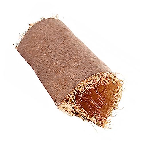 BESTonZON Meerschweinchen Schlaftunnel Aus Raphia Gras Gemütliches Haustier Nest Für Kleine Für Meerschweinchen Und Hamster von BESTonZON