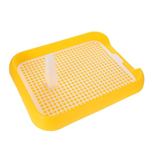 BESTonZON Mesh Haustier Toilette für Hunde Rutschfestes Kunststoff Hundeklo Atmungsaktiv und Langlebig für Sauberkeitserziehung Drinnen Geeignet für Kleine und Mittelgroße Hunde von BESTonZON