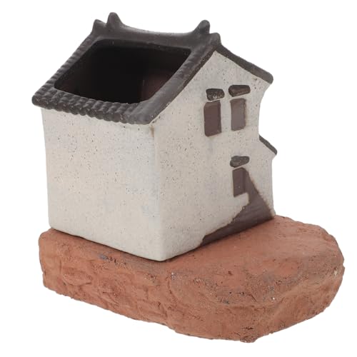 BESTonZON Mikro-Landschaftsverzierung Kleiner Hausschmuck Miniaturhausverzierung Miniatur-Gartenlandschaft Mikro-Landschaftshaus-Miniatur Simulationshausstatue Mini-Gartenfiguren Plastik von BESTonZON