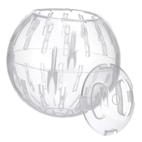 BESTonZON Mini Rolling Ball Hamster hamsterspielzeug laufender Ball kleine Tiere Gymnastikball Haustiere Übungsbälle für Zwerghamster Igel-Übungsbälle Weiß BESTonZON Mini Rolling Ball Hamster hamsterspielzeug laufender Ball kleine Tiere Gymnastikball Haustiere Übungsbälle für Zwerghamster Igel-Übungsbälle Weiß von BESTonZON