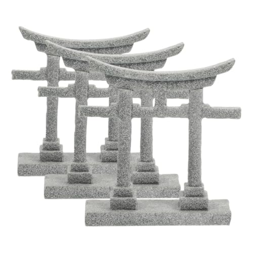 BESTonZON Miniatur Japanisches Shinto-Tor - Feengartenstatue Asiatische Figur Aquarium Ornamente für Fischtank Zen-Garten Zubehör Mikro-Landschaftsdekor BESTonZON Miniatur Japanisches Shinto-Tor - Feengartenstatue Asiatische Figur Aquarium Ornamente für Fischtank Zen-Garten Zubehör Mikro-Landschaftsdekor von BESTonZON