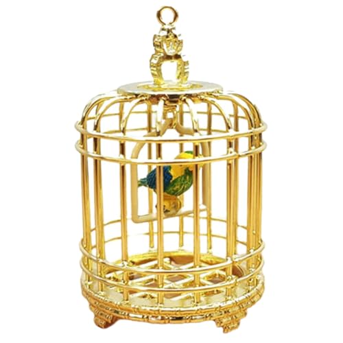 BESTonZON Miniatur-Vogelkäfig Ornament Heimdekoration Miniatur-Vogelhaus Dekorationen dekorativ mini vogelkäfig Miniatur-Zubehör kleines Vogelkäfig-Modell Metall Golden BESTonZON Miniatur-Vogelkäfig Ornament Heimdekoration Miniatur-Vogelhaus Dekorationen dekorativ mini vogelkäfig Miniatur-Zubehör kleines Vogelkäfig-Modell Metall Golden von BESTonZON