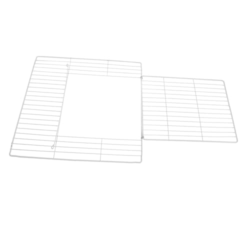 BESTonZON Modulares Katzengitter mit Tür Dichtes Metallgeflecht für Katzengehege und Kleintiere Sicherer Katzenausgang Einfache für Zuhause und Reisen von BESTonZON