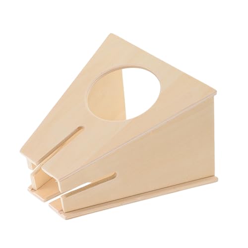 BESTonZON Multifunktionale Holzhalterung für Kleine Tiere mit Versteck für Hamsterkäfige Leicht zu Reinigen und BESTonZON Multifunktionale Holzhalterung für Kleine Tiere mit Versteck für Hamsterkäfige Leicht zu Reinigen und von BESTonZON
