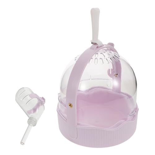 BESTonZON Multifunktionale Kleintier Tragetasche für Hamster Meerschweinchen Futternapf und Wasserflasche für Reisen und Ausflüge von BESTonZON