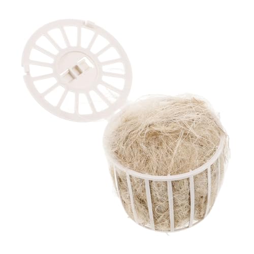 BESTonZON Natürliches Nistmaterial für Vögel Austausches Nestmaterial aus Jute und Baumwolle für Sittiche und Kanarienvögel Sorgt für und im Vogelkäfig von BESTonZON