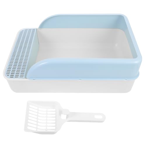 BESTonZON Offene Katzentoilette Aus Robustem Material Mit Spritzwassergeschützt Für Haustierbedarf Große Für Nutzung BESTonZON Offene Katzentoilette Aus Robustem Material Mit Spritzwassergeschützt Für Haustierbedarf Große Für Nutzung von BESTonZON
