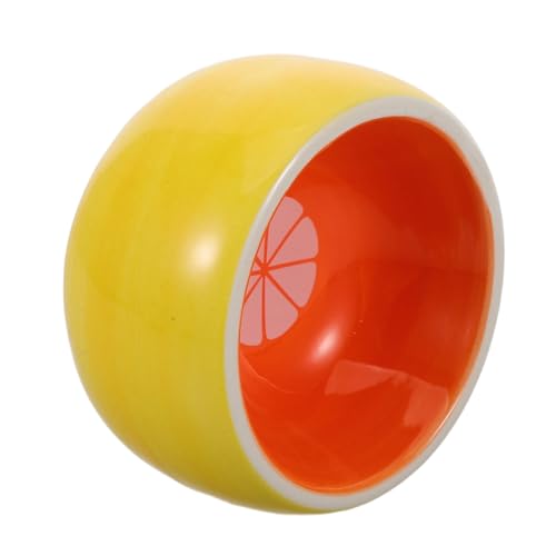 BESTonZON Orange Design Wassernapf für Kleintiere und Leicht zu Reinigen für Hamster Kaninchen und Meerschweinchen von BESTonZON