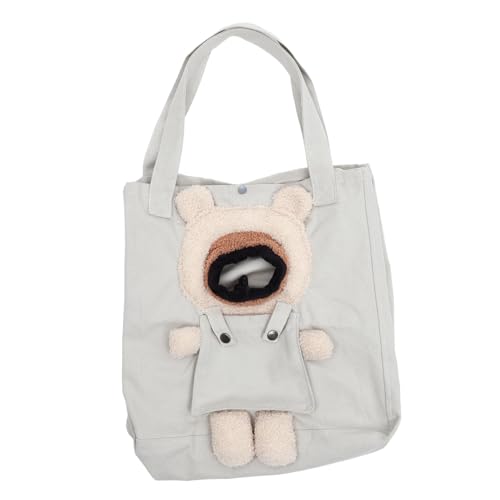 BESTonZON Outdoor Haustier Tragetasche aus Strapazierfähigem Canvas Tragbar und Leicht mit Verstellbarem Schultergurt Geeignet für Kleine Hunde und Katzen Komfortabel und Einfach zu Reinigen von BESTonZON