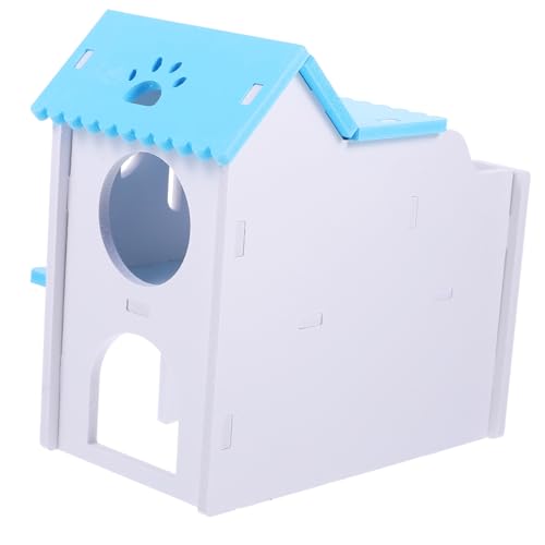 BESTonZON PVC Kleintierhaus Hamster Versteck mit Tunnelfunktion Robustes Nagetierhaus für Meerschweinchen und Ratten Farbiges Kleines Häuschen Sicherer Rückzugsort für Kleine Haustiere BESTonZON PVC Kleintierhaus Hamster Versteck mit Tunnelfunktion Robustes Nagetierhaus für Meerschweinchen und Ratten Farbiges Kleines Häuschen Sicherer Rückzugsort für Kleine Haustiere von BESTonZON