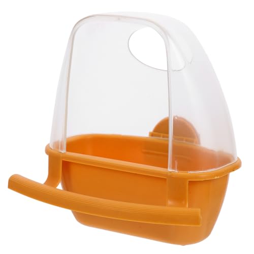 BESTonZON Papagei Hänge Feeder Aus Hochwertigem Spritzwassergeschützt Für Fütterung Von Wildvögeln Und Haustieren Transparent Langlebig Zu Verwenden von BESTonZON