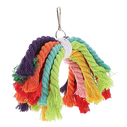 BESTonZON Papageienspielzeug Baumwolle Kaureise Für Vögel Hängespielzeug Für Käfige Und von BESTonZON