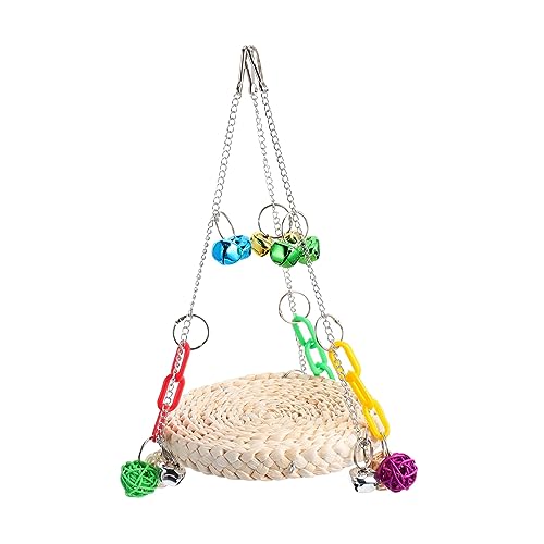 BESTonZON Papageienschaukel Swing Hängematte Vogel Papageien beissen vogelschaukel vogelkäfig zubehör Haustier Papagei hängendes Haustier -Papageienspielzeug Plastik Colorful BESTonZON Papageienschaukel Swing Hängematte Vogel Papageien beissen vogelschaukel vogelkäfig zubehör Haustier Papagei hängendes Haustier -Papageienspielzeug Plastik Colorful von BESTonZON