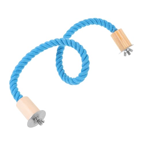 BESTonZON Parrot Rope Perch Baumwollseil Sitzstange Für Vögel Für Papageien Und Wellensittiche Spielzeug Sichere Kletterhilfe Dekoratives Zubehör Für Vogelkäfige von BESTonZON