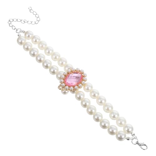 BESTonZON Perlenkette Für Haustiere Katzenkette Für Katzen Hundekette Für Hunde Hundeschmuck Für Kleine Hunde Welpenkette Für Kleine Hunde Hundeschmuck Für Große Hunde Katzenhalsband von BESTonZON