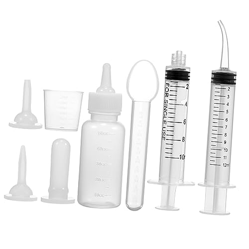 BESTonZON Pet Nursing Kit Teiliges mit Flasche und Nuckel Weiche Neugeborenen Milchflasche für Welpen Katzen und Kleine Haustiere Bpa Frei Leicht zu Reinigen und Vielseitig Einsetzbar von BESTonZON