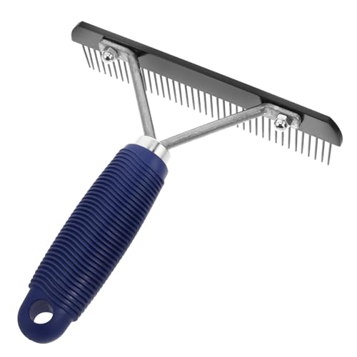 BESTonZON Pferde Dematting Bürste Rake Comb Haarbürste für Effektives Entwirren Ergonomischer Griff Geeignet für Pferde Hunde Schafe und Kühe Einfach zu Reinigen Effiziente Pflege für BESTonZON Pferde Dematting Bürste Rake Comb Haarbürste für Effektives Entwirren Ergonomischer Griff Geeignet für Pferde Hunde Schafe und Kühe Einfach zu Reinigen Effiziente Pflege für von BESTonZON
