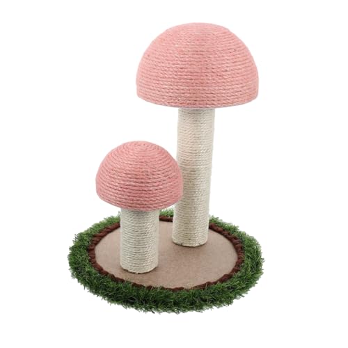 BESTonZON Pilzkatze Klettergerüst drinnen Kratzen Klettergerüst für Katzen Katzenkratzer Post Klettern Pole katzenturm Katzen Turm Haustierbedarf Kätzchen-Kletterspielzeug Baumwollseil Rosa BESTonZON Pilzkatze Klettergerüst drinnen Kratzen Klettergerüst für Katzen Katzenkratzer Post Klettern Pole katzenturm Katzen Turm Haustierbedarf Kätzchen-Kletterspielzeug Baumwollseil Rosa von BESTonZON