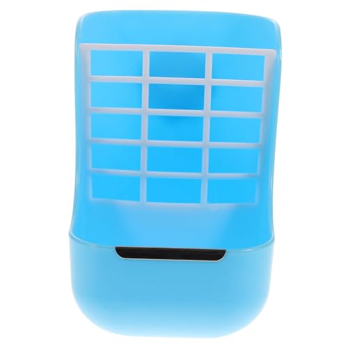 BESTonZON Plastik Futterspender für Kaninchen und Meerschweinchen Langlebiger Futter und Heurack mit Lochdesign Einfach Am Käfig zu Befestigen Hygienisch und Platzsparend für Kleintiere von BESTonZON
