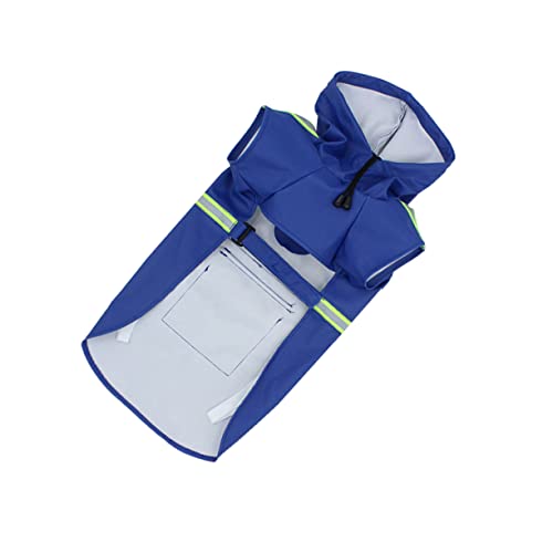 BESTonZON Reflektierende Hunderegenjacke mit Kapuze Wasserdichter Großer Regenmantel für Haustiere Elastisch und Strapazierfähig Sicher bei Nacht für Outdoor im Frühling und Sommer BESTonZON Reflektierende Hunderegenjacke mit Kapuze Wasserdichter Großer Regenmantel für Haustiere Elastisch und Strapazierfähig Sicher bei Nacht für Outdoor im Frühling und Sommer von BESTonZON