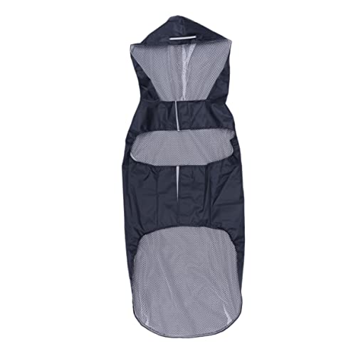 BESTonZON Reflektierender Hunderegenmantel wasserdichte Regenjacke Für Große Mit Anpassbarer Poncho Für Haustiere Für Sicheres An Regnerischen von BESTonZON