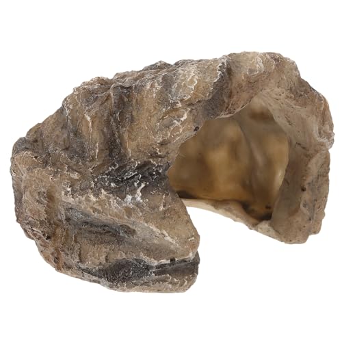 BESTonZON Reptil Versteck Höhle für Schildkröten Kreative und Spielplattform Versteck für Reptilien Geeignet für Drinnen und Draußen Sicher und Belastbar von BESTonZON