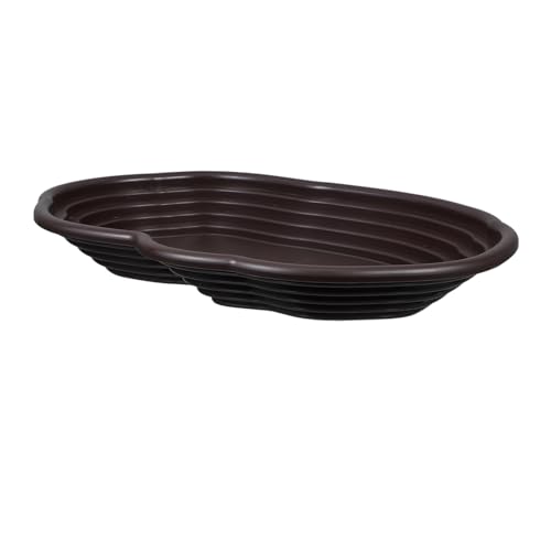 BESTonZON Reptilien Badewanne mit Rampe Große Wasserschale für Schildkröten Stabiler Futternapf aus Langlebig Reinigen für Reptilien und Bartagamen BESTonZON Reptilien Badewanne mit Rampe Große Wasserschale für Schildkröten Stabiler Futternapf aus Langlebig Reinigen für Reptilien und Bartagamen von BESTonZON