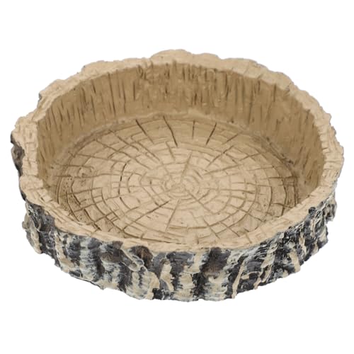 BESTonZON Reptilien Wasserschale Schildkröten Futter und Wasserbehälter Natürliche Langlebig Sicher für Reptilien Terrarien Zubehör BESTonZON Reptilien Wasserschale Schildkröten Futter und Wasserbehälter Natürliche Langlebig Sicher für Reptilien Terrarien Zubehör von BESTonZON