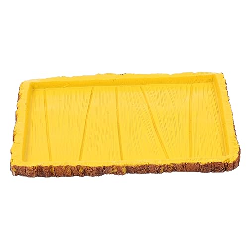BESTonZON Reptilien Wasserschale für Schildkröten und Eidechsen Langlebige Futterschale aus Resin mit Natürlicher für Wasser und Futter für Geckos und Schlangen BESTonZON Reptilien Wasserschale für Schildkröten und Eidechsen Langlebige Futterschale aus Resin mit Natürlicher für Wasser und Futter für Geckos und Schlangen von BESTonZON