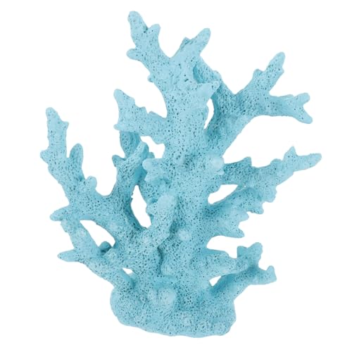 BESTonZON Resin Aquarium Deko Blau Langlebige Künstliche Korallenfigur für Fischbecken Abriebfest Leicht Dekorativ für Aquarium Teich und Fischtank Gestaltung BESTonZON Resin Aquarium Deko Blau Langlebige Künstliche Korallenfigur für Fischbecken Abriebfest Leicht Dekorativ für Aquarium Teich und Fischtank Gestaltung von BESTonZON