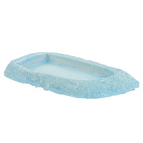 BESTonZON Resin Reptilien Wassernapf Dekorativer Futternapf für Schildkröten Echsen Geckos Vielseitige Terrarien Schale für Wasser und Futter Langlebig und Praktisch BESTonZON Resin Reptilien Wassernapf Dekorativer Futternapf für Schildkröten Echsen Geckos Vielseitige Terrarien Schale für Wasser und Futter Langlebig und Praktisch von BESTonZON