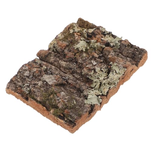 BESTonZON Rinde Dekoration Aquarium Bellt Reptilienrindenhaut Rindenhintergrund Für Reptilien Reptilienrinde Terrarium Hintergrund Reptiliendekorationen Für Terrarien Dark Brown von BESTonZON