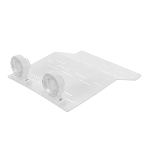 BESTonZON Schildkröten Sonnenplattform Robust Leicht Kunststoff Turtle Tank Basking Platform mit Saugnapf für Aquarium Terrarium Zubehör Reptiliengehege Geeignet von BESTonZON