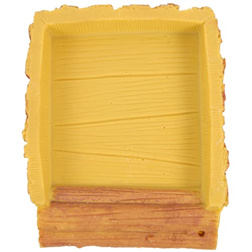 BESTonZON Große Reptilien Wasserschale Für Schildkröten Terrarium Reptilien Wassernapf Schildkröten Futternapf Badebecken Eidechsen Wassernapf von BESTonZON