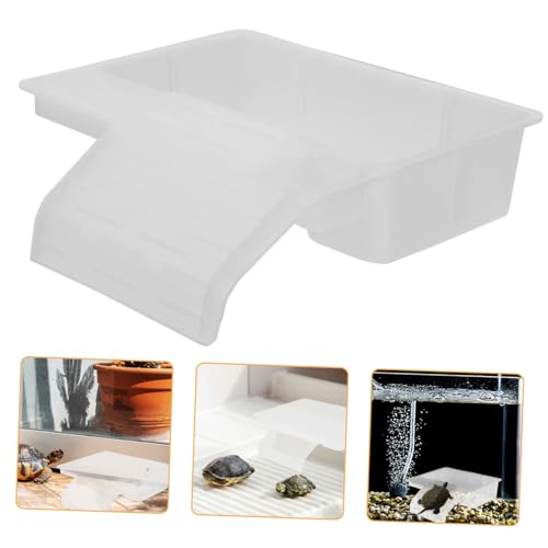 BESTonZON Schildkrötenzubehör Kletterplattform für Aquarien Große Sonnenplattform für Wasserschildkröten und Ruheplatz Langlebig für Terrarien von BESTonZON