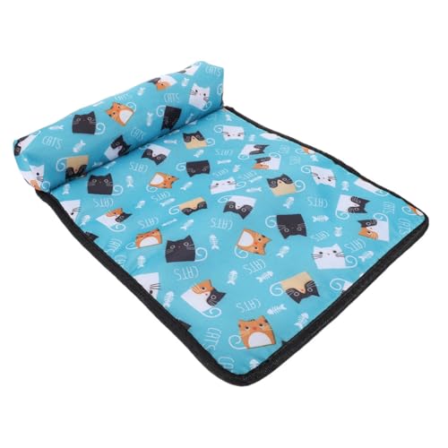 BESTonZON Selbstkühlende Kühlmatte für Katzen und Kleine bis Mittelgroße Hunde Weiches Strapazierfähiges Material Atmungsaktiv Sommerliche Abkühlung für Haustiere Komfortabler Ruheplatz von BESTonZON