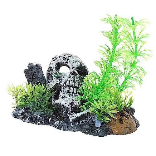 BESTonZON Simulation Skull Ornament für Terrarien Dekorativer Pflanzen und Reptilienlandschafts für Aquarien und Terrarien aus Hochwertigem Wasserfestem Harz Gefertigt BESTonZON Simulation Skull Ornament für Terrarien Dekorativer Pflanzen und Reptilienlandschafts für Aquarien und Terrarien aus Hochwertigem Wasserfestem Harz Gefertigt von BESTonZON